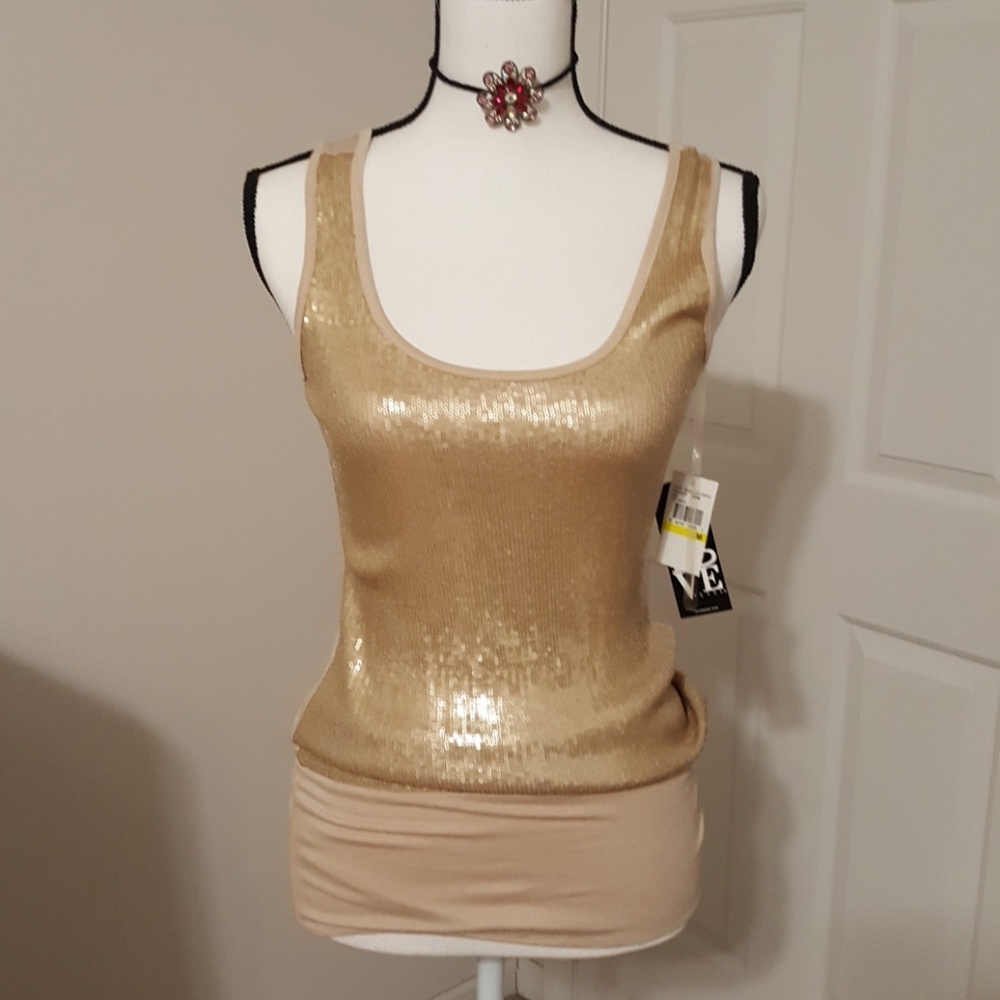 27:04  - LOVE Gold Sequin Tank Top